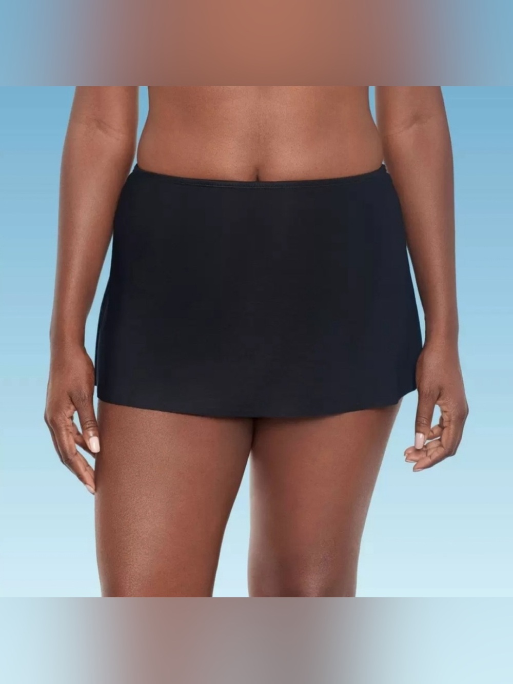 Dreamsuit by Miracle Brands Slimming Control Solid Swim Bikini Skirt Size 12